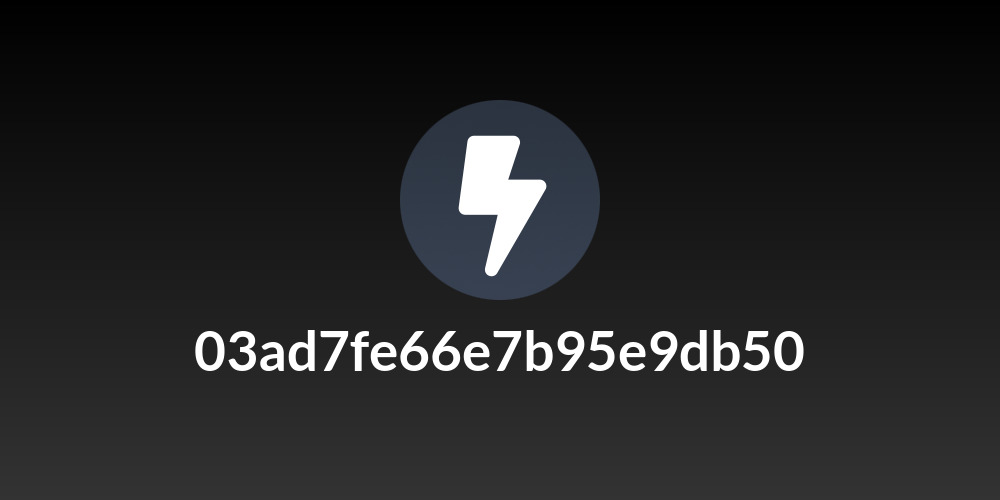 03ad7fe66e7b95e9db50