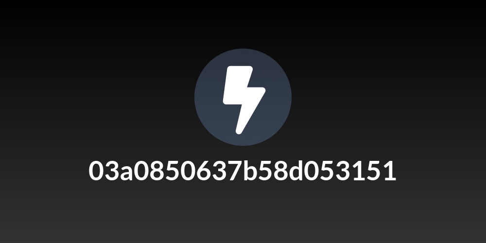 03a0850637b58d053151