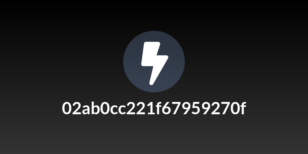 02ab0cc221f67959270f