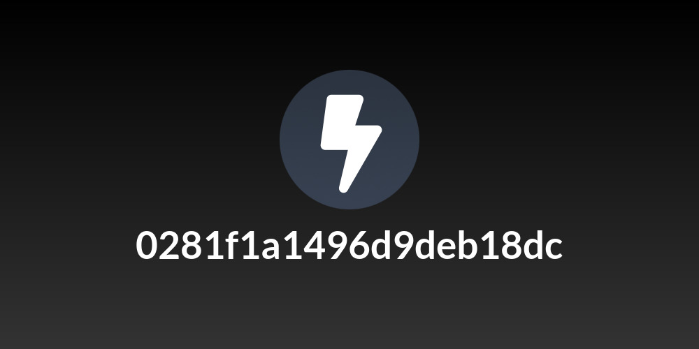 0281f1a1496d9deb18dc