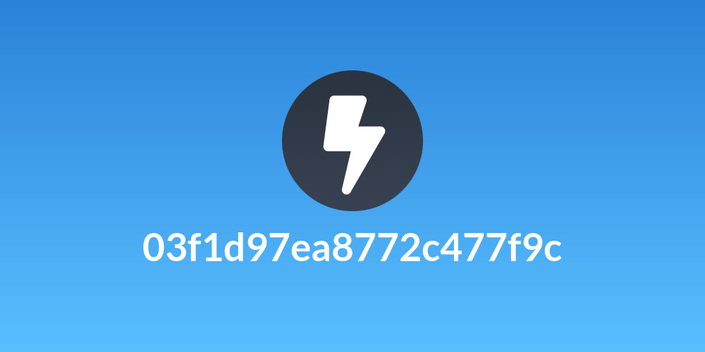 03f1d97ea8772c477f9c