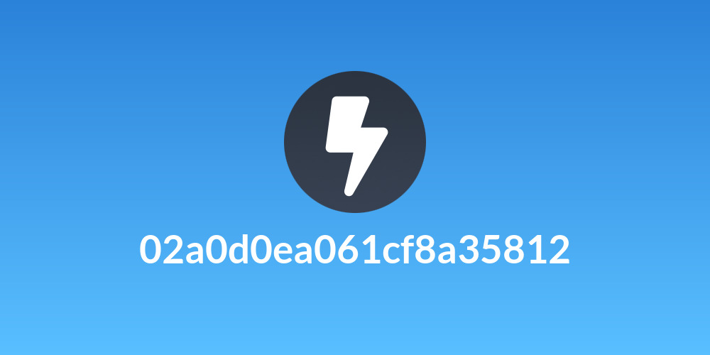 02a0d0ea061cf8a35812