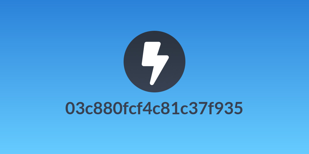 03c880fcf4c81c37f935