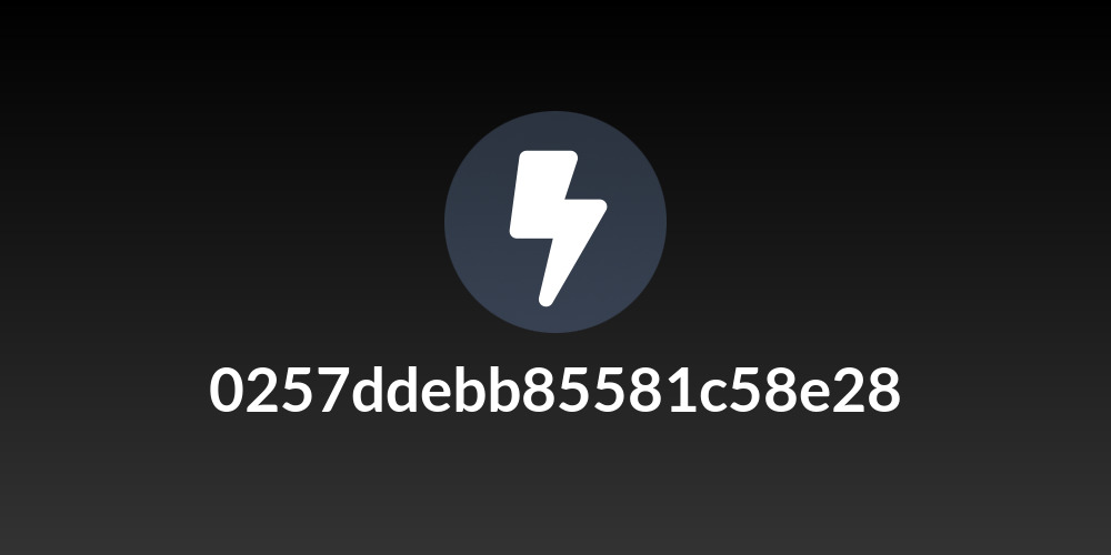 0257ddebb85581c58e28