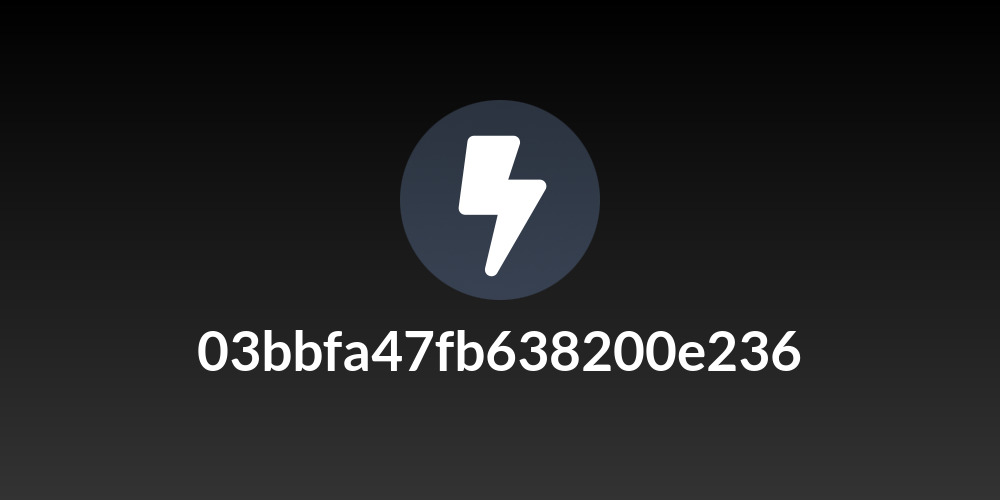 03bbfa47fb638200e236