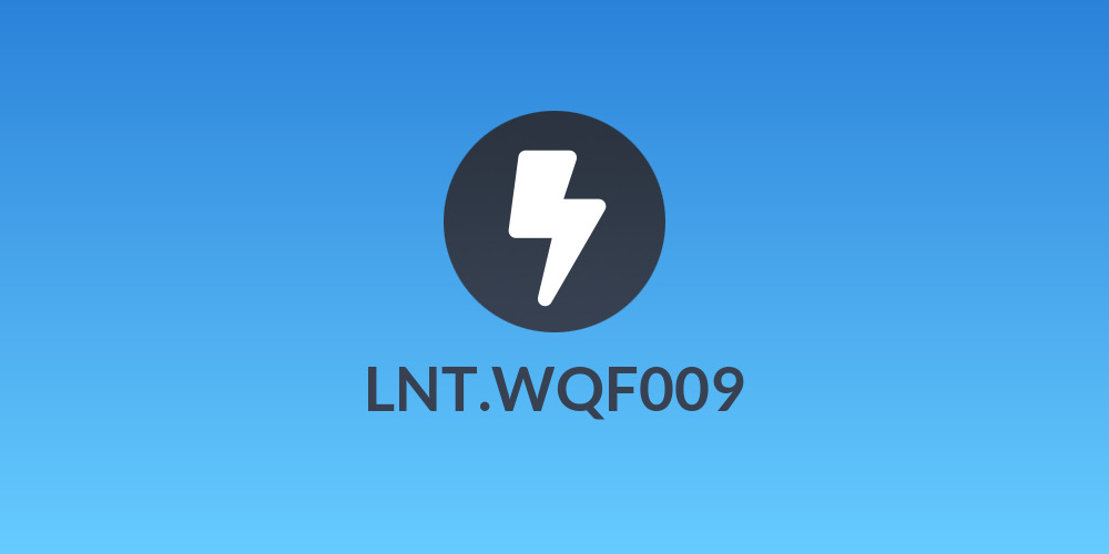 LNT.WQF009