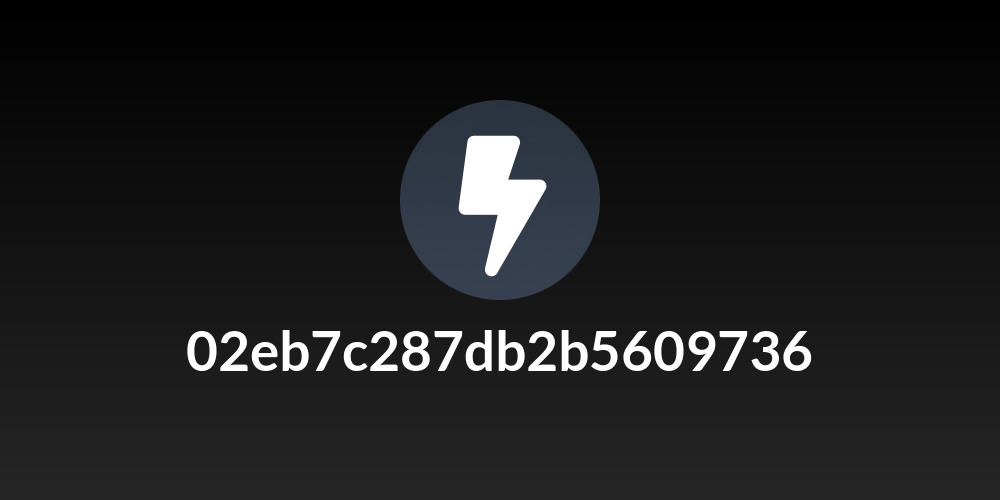 02eb7c287db2b5609736