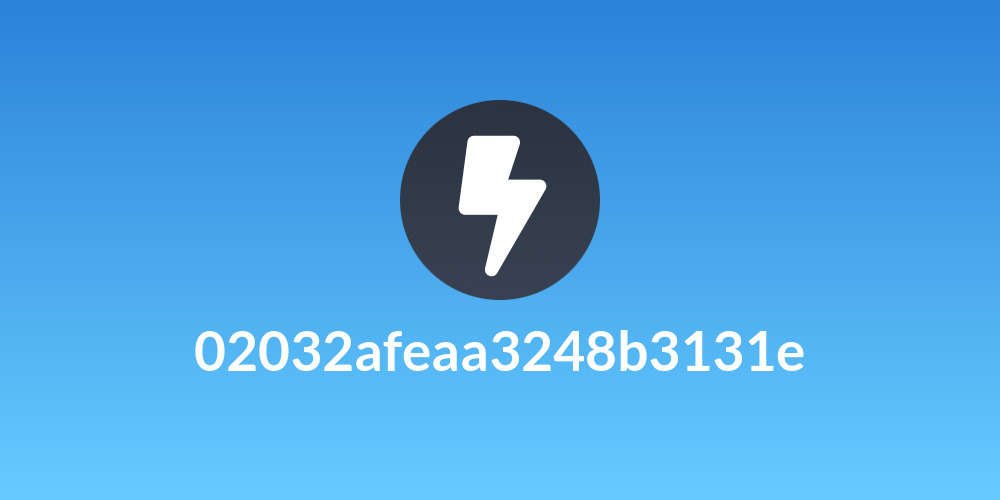 02032afeaa3248b3131e