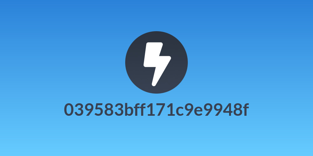 039583bff171c9e9948f