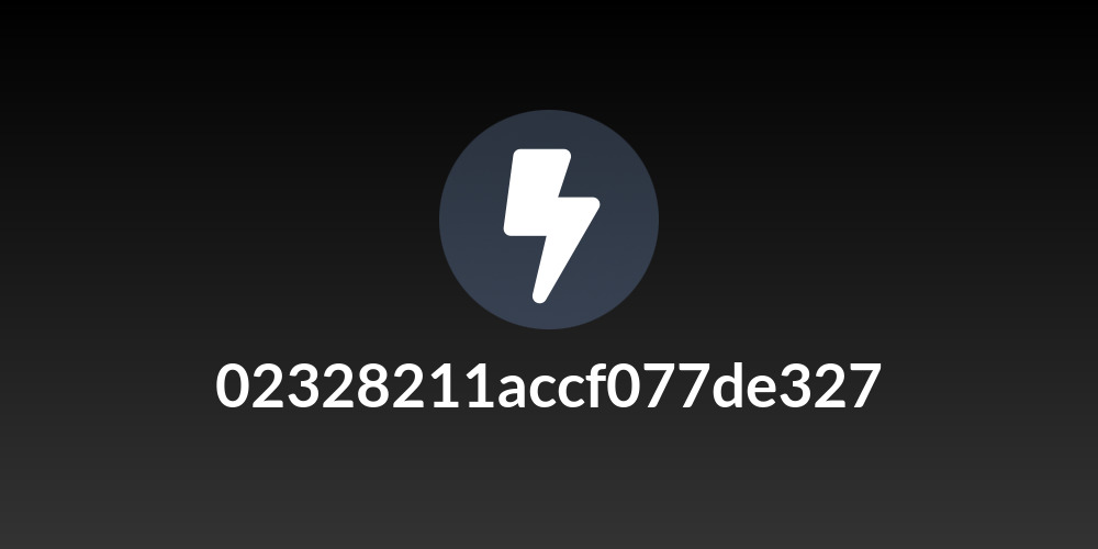 02328211accf077de327