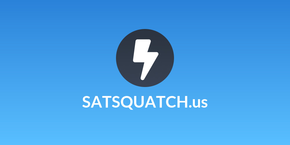 SATSQUATCH.us