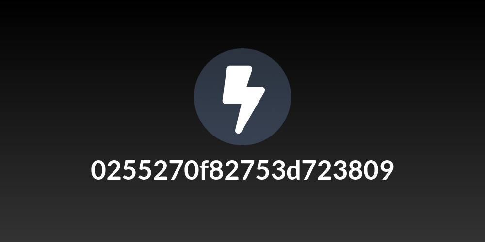 0255270f82753d723809