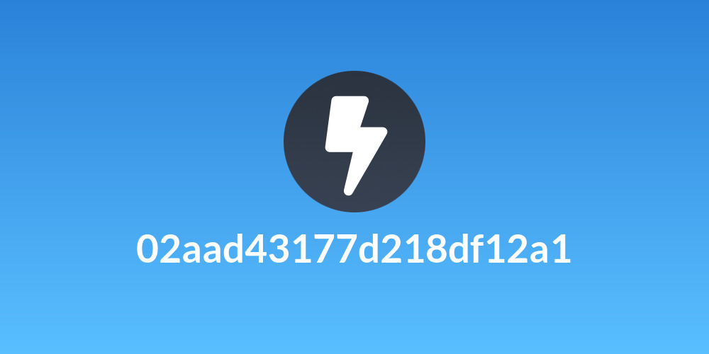 02aad43177d218df12a1