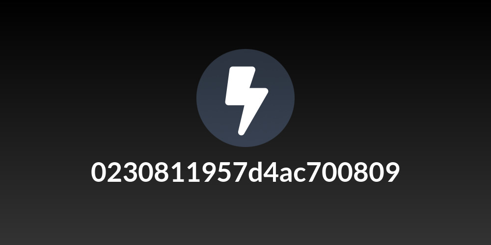 0230811957d4ac700809