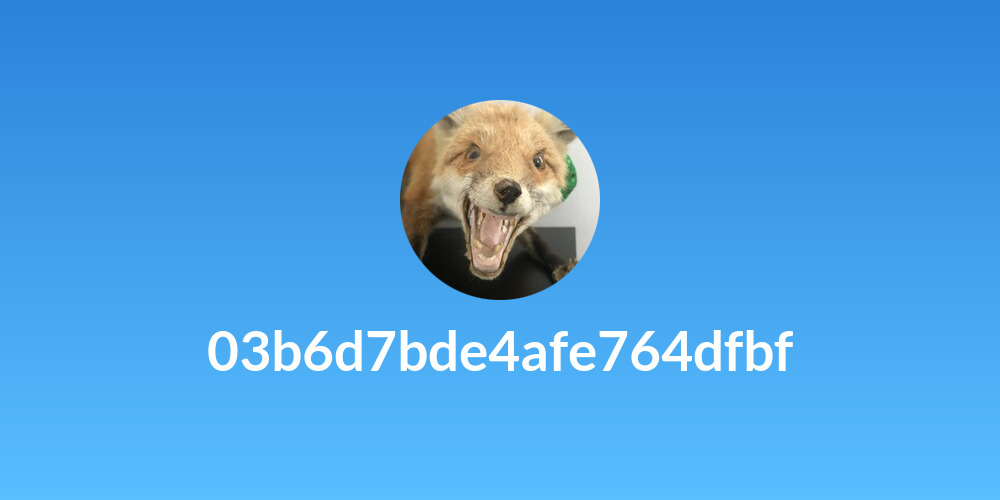 03b6d7bde4afe764dfbf