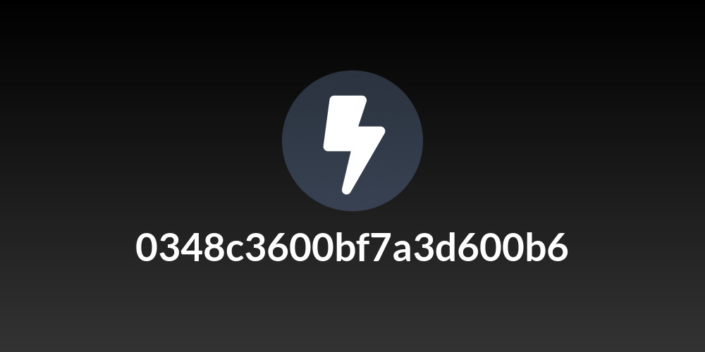 0348c3600bf7a3d600b6
