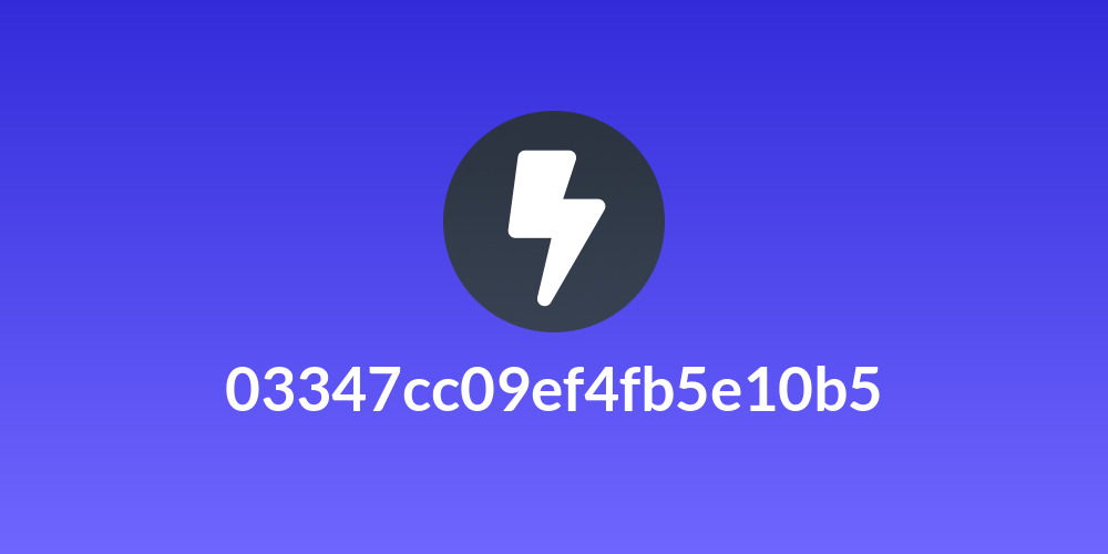 03347cc09ef4fb5e10b5