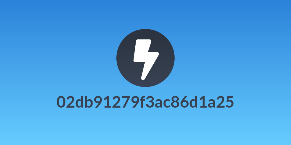 02db91279f3ac86d1a25