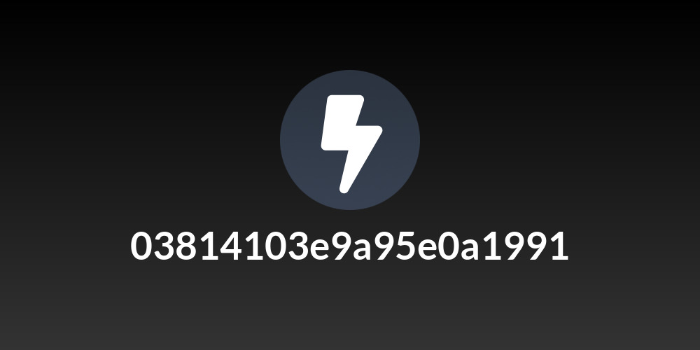 03814103e9a95e0a1991