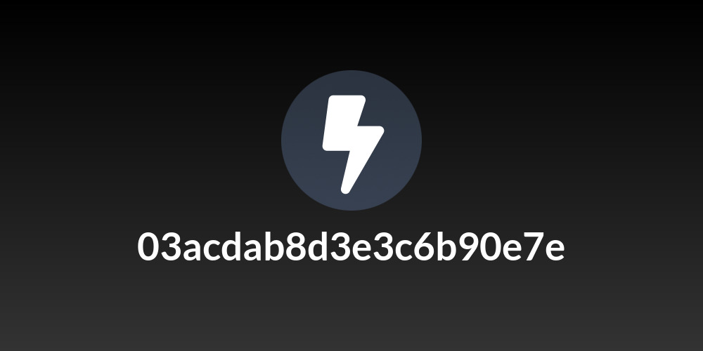 03acdab8d3e3c6b90e7e