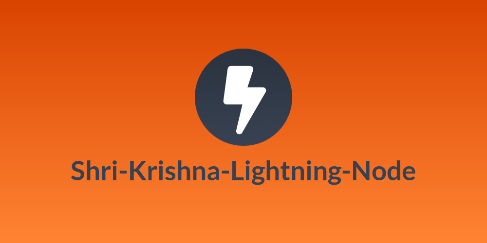Shri-Krishna-Lightning-Node