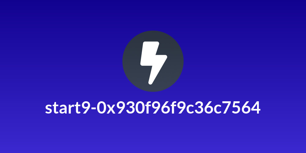 start9-0x930f96f9c36c7564