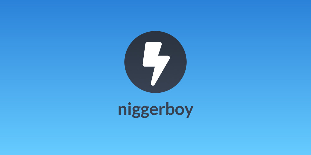 niggerboy