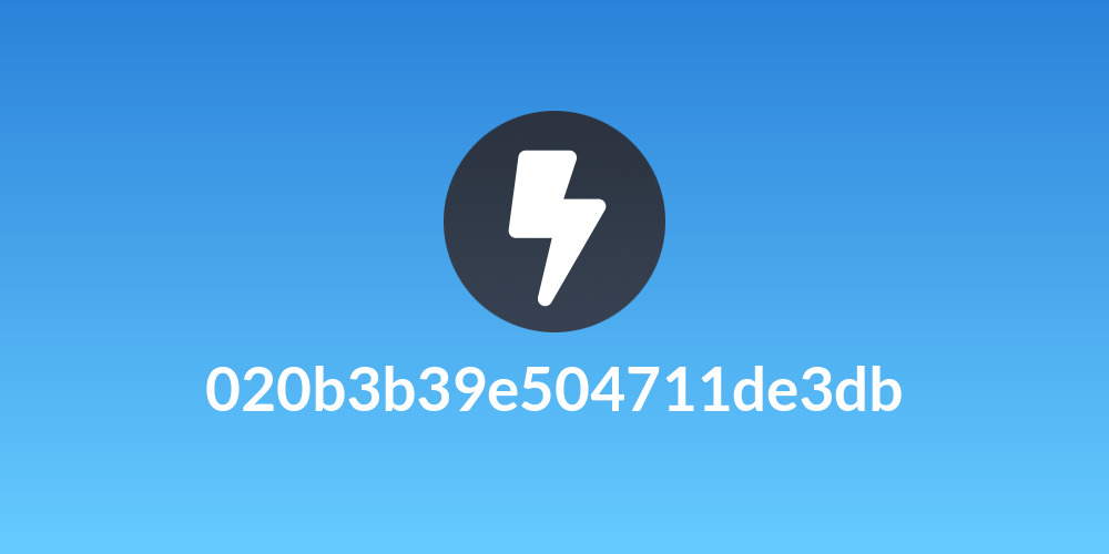 020b3b39e504711de3db