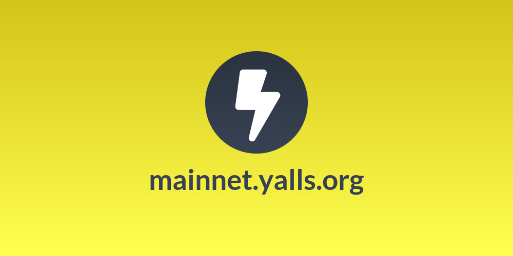 mainnet.yalls.org