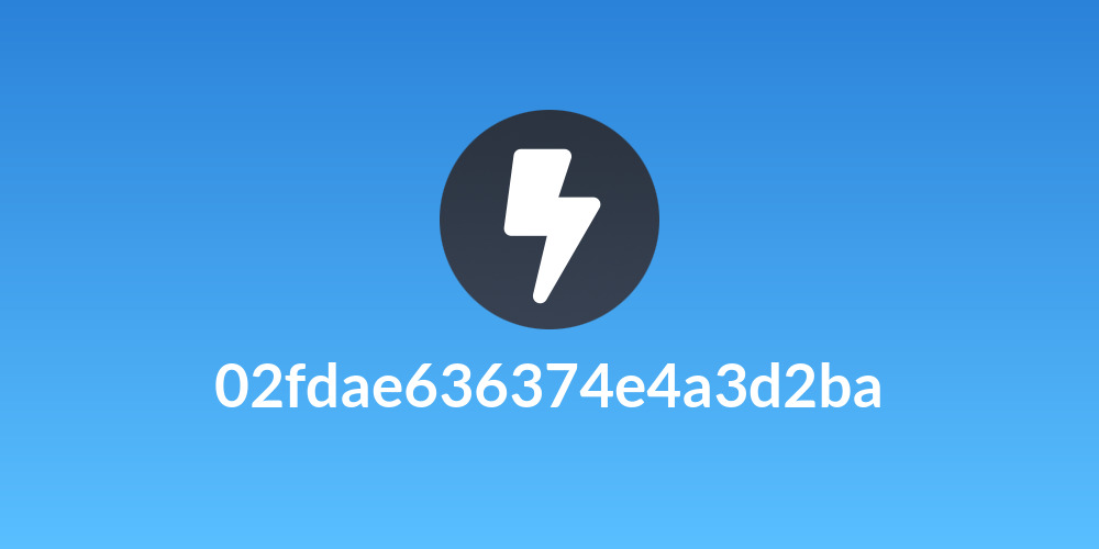 02fdae636374e4a3d2ba