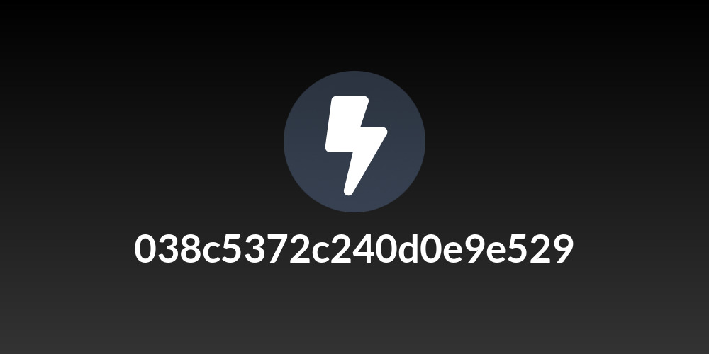 038c5372c240d0e9e529