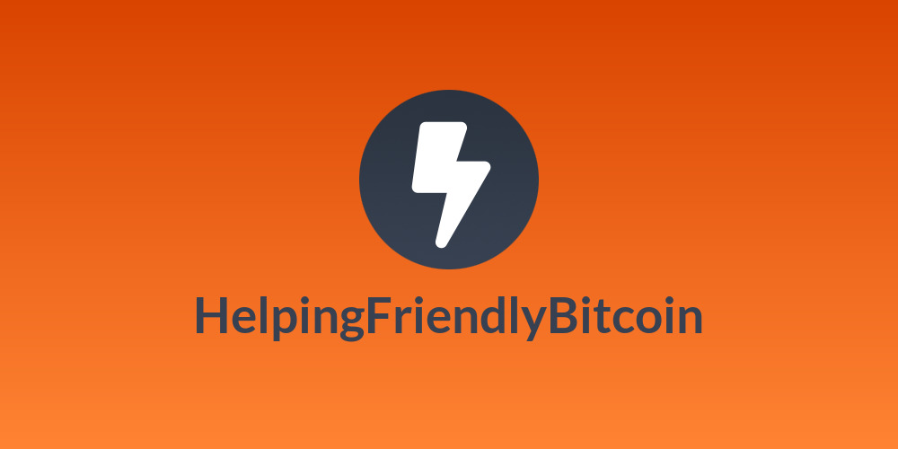 HelpingFriendlyBitcoin