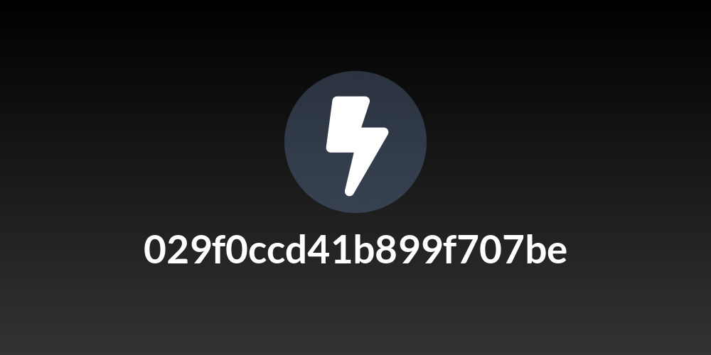 029f0ccd41b899f707be