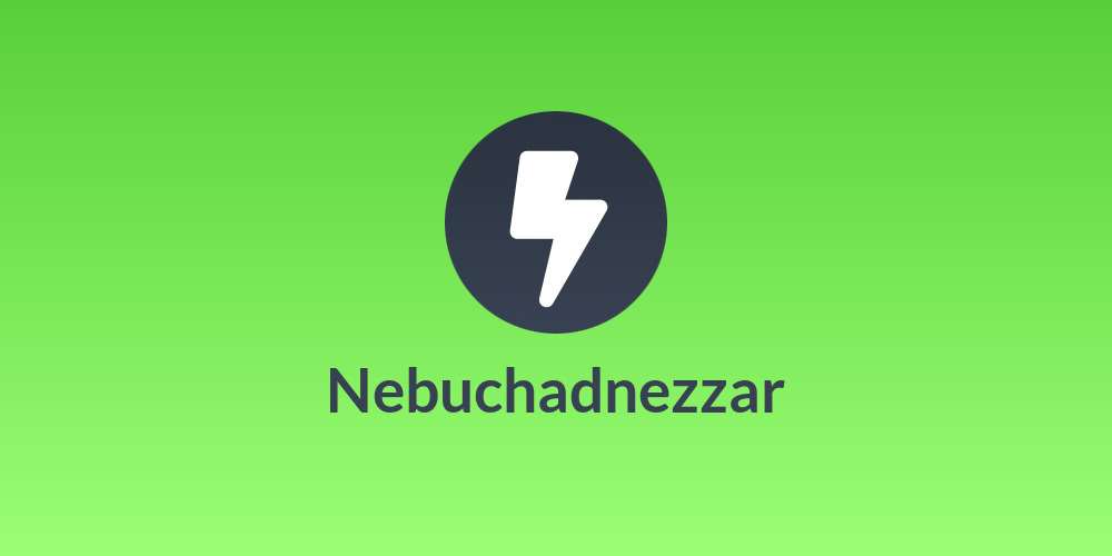 Nebuchadnezzar