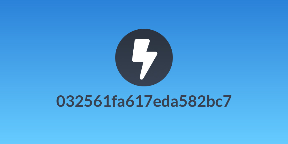 032561fa617eda582bc7