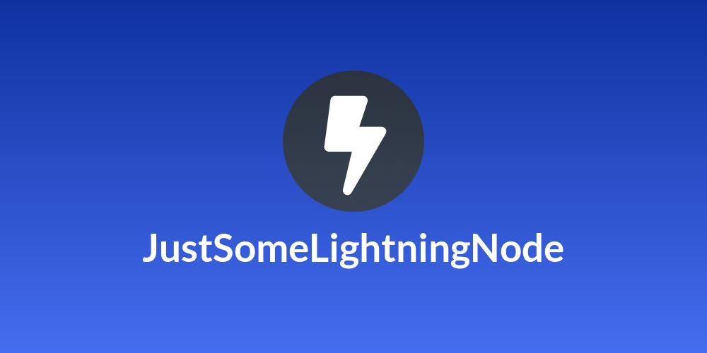 JustSomeLightningNode