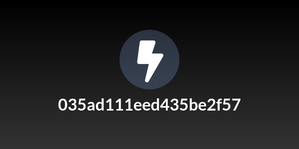 035ad111eed435be2f57