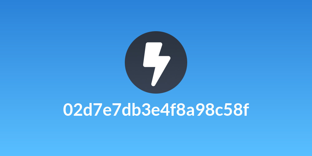 02d7e7db3e4f8a98c58f