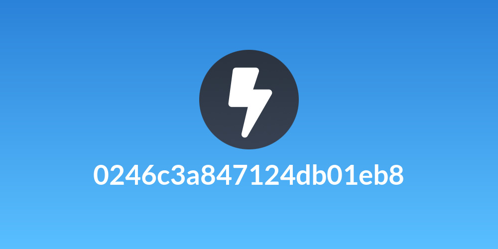 0246c3a847124db01eb8