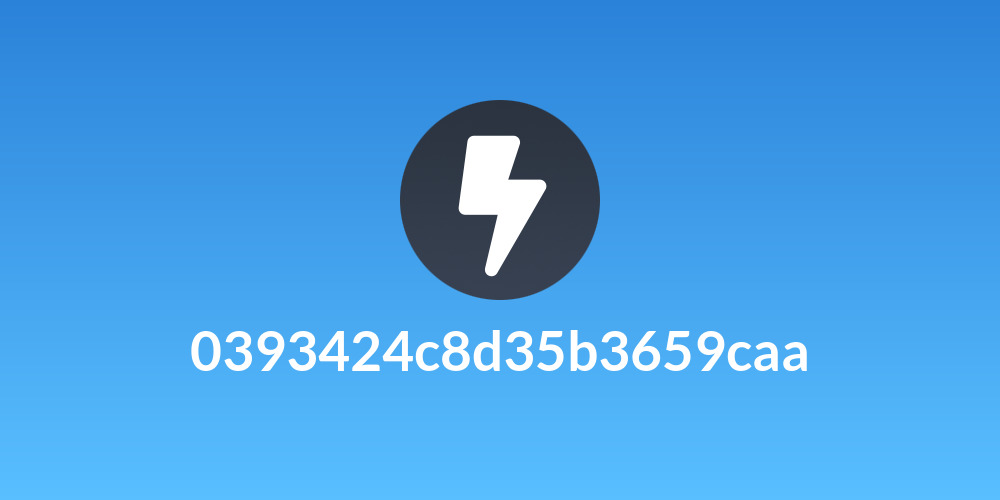 0393424c8d35b3659caa