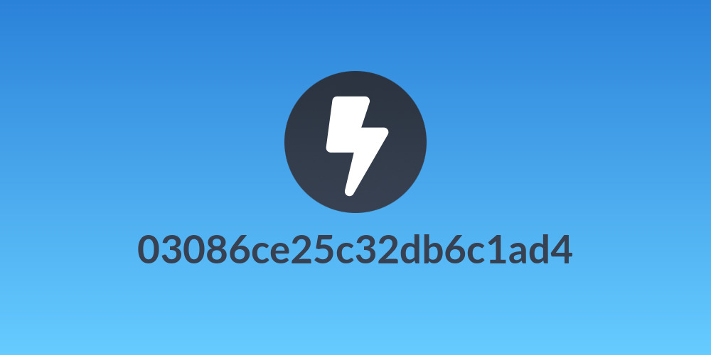 03086ce25c32db6c1ad4