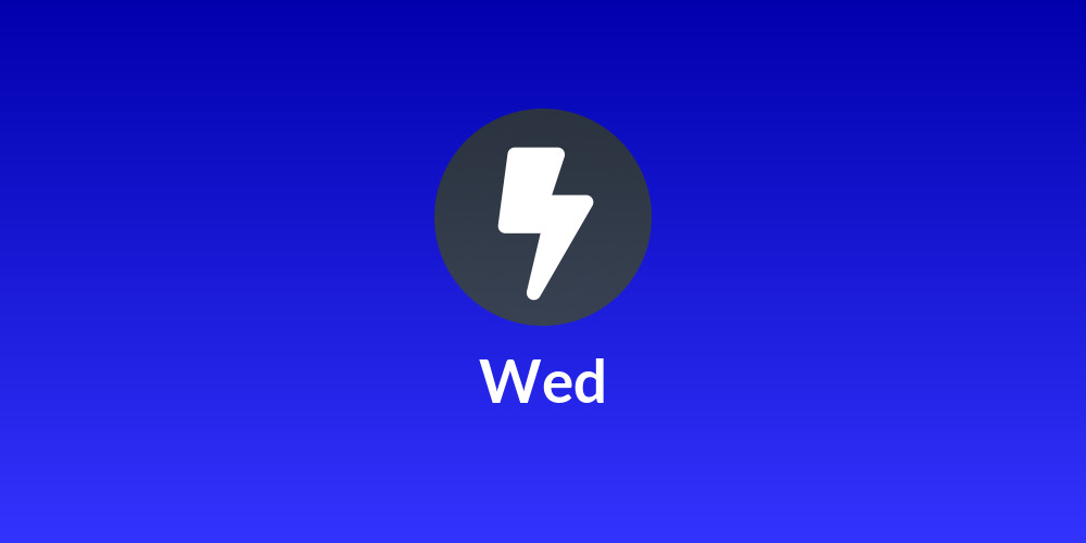 Wed