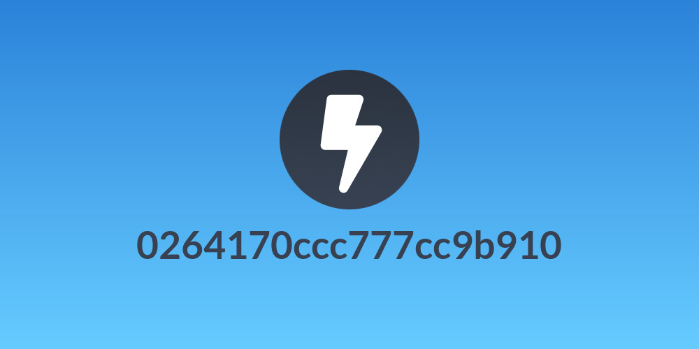 0264170ccc777cc9b910