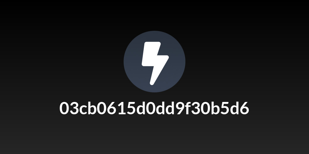 03cb0615d0dd9f30b5d6