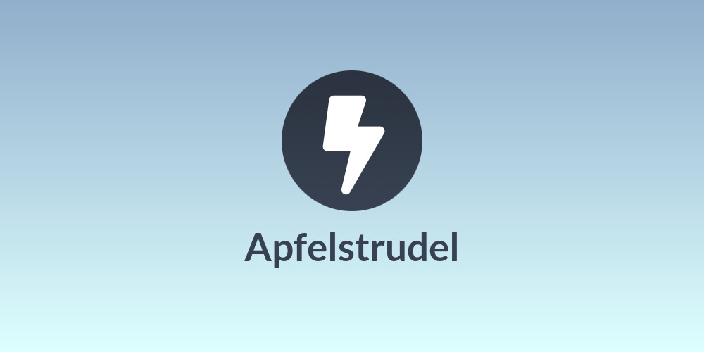 Apfelstrudel