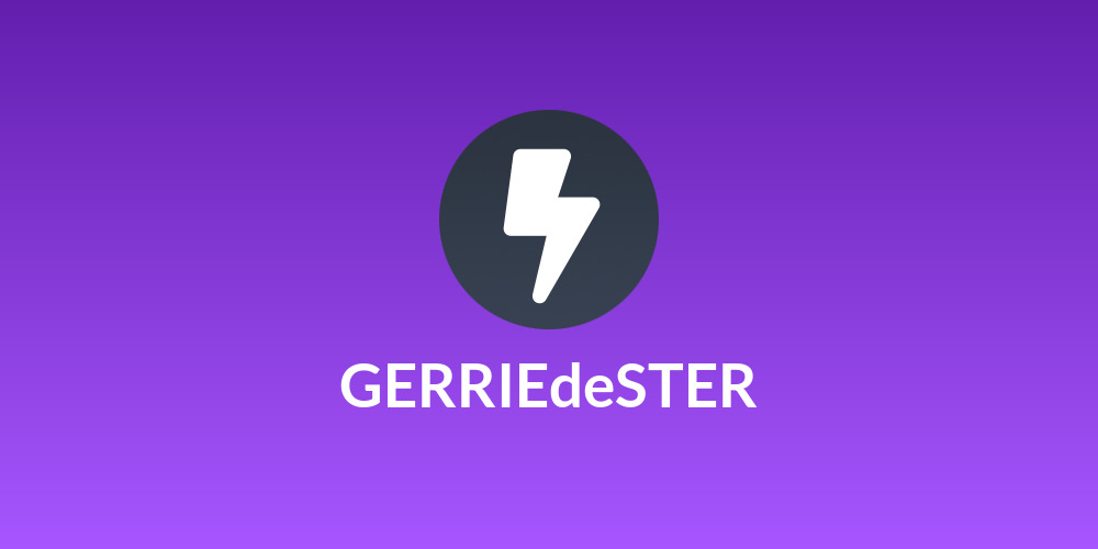 GERRIEdeSTER