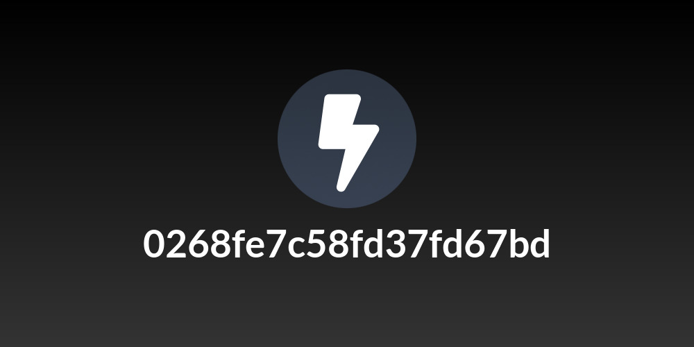0268fe7c58fd37fd67bd