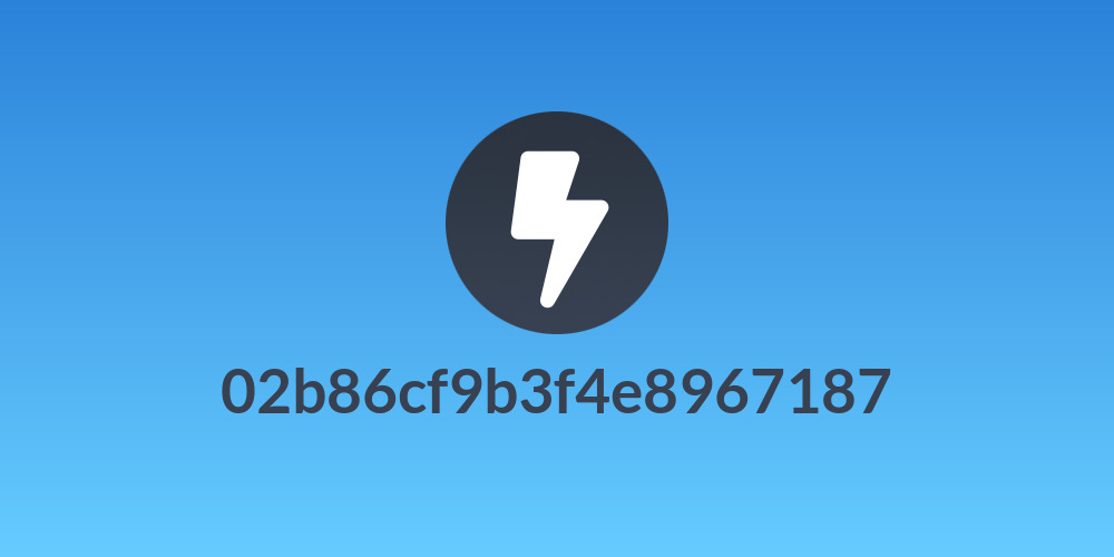 02b86cf9b3f4e8967187