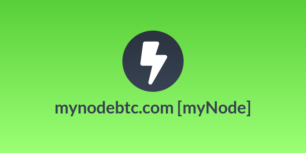 mynodebtc.com [myNode]