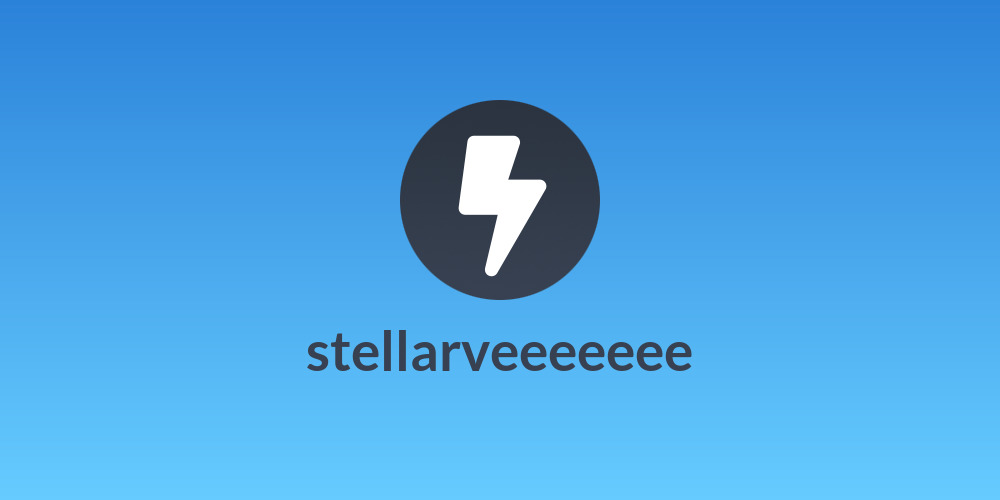 stellarveeeeeee